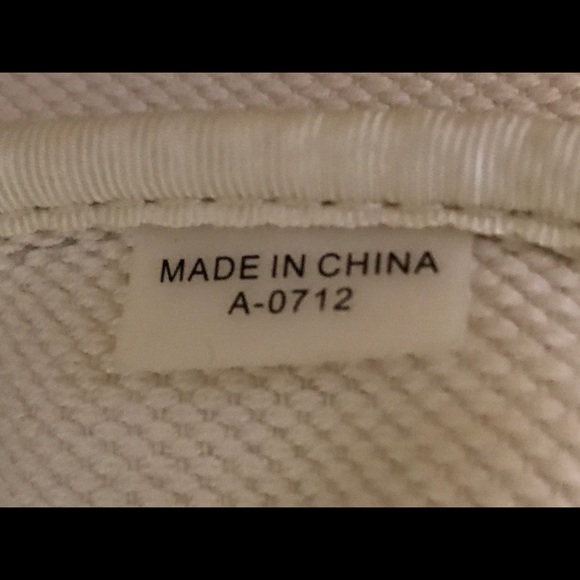 AUTH MK CREAM CANVAS & BRN LTHR TOTE BAG / MED SZ - Picture 8 of 8